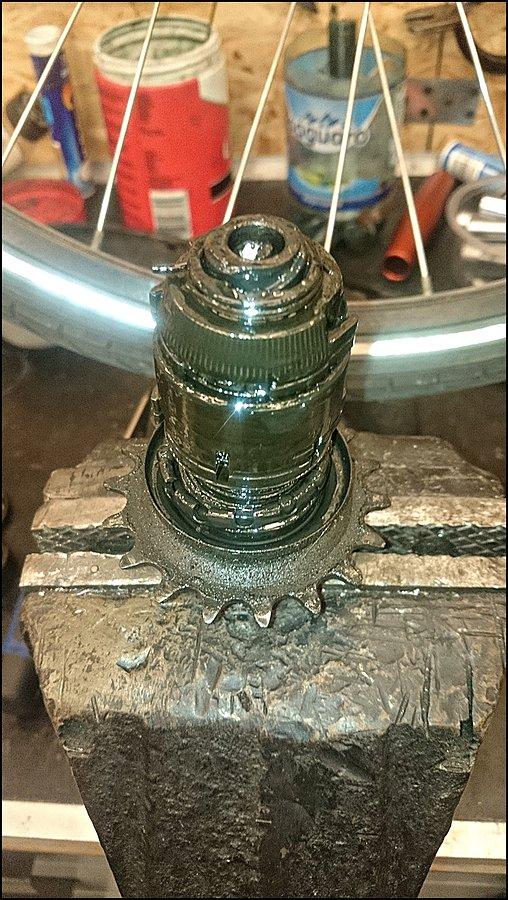 Piasta Sachs Torpedo 3 z ułamaną osią