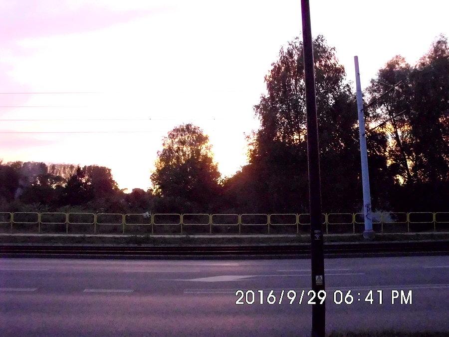 Wieczorne niebo nad Śląskiem