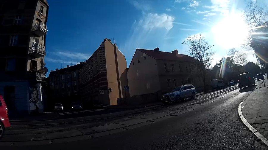 Słońce jeszcze dość wysoko