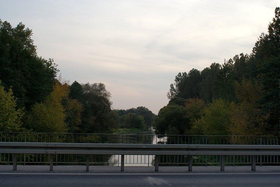 Na moście nad Pilicą
