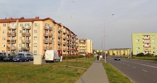 Biała Podlaska. Bloki mieszkalne przy ulicy Sapieżyńskiej