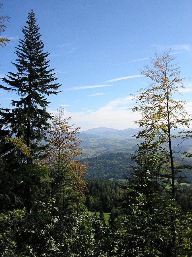 Widoczki po drodze: Mogielica