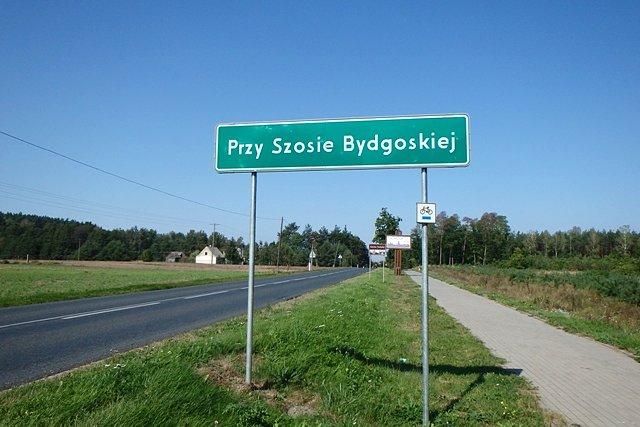 Ciekawa nazwa jednostki sołectwa wzdłuż ścieżki rowerowej do Tucholi