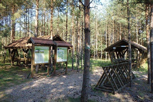 Punkt postojowy niedaleko Zielonej Łąki