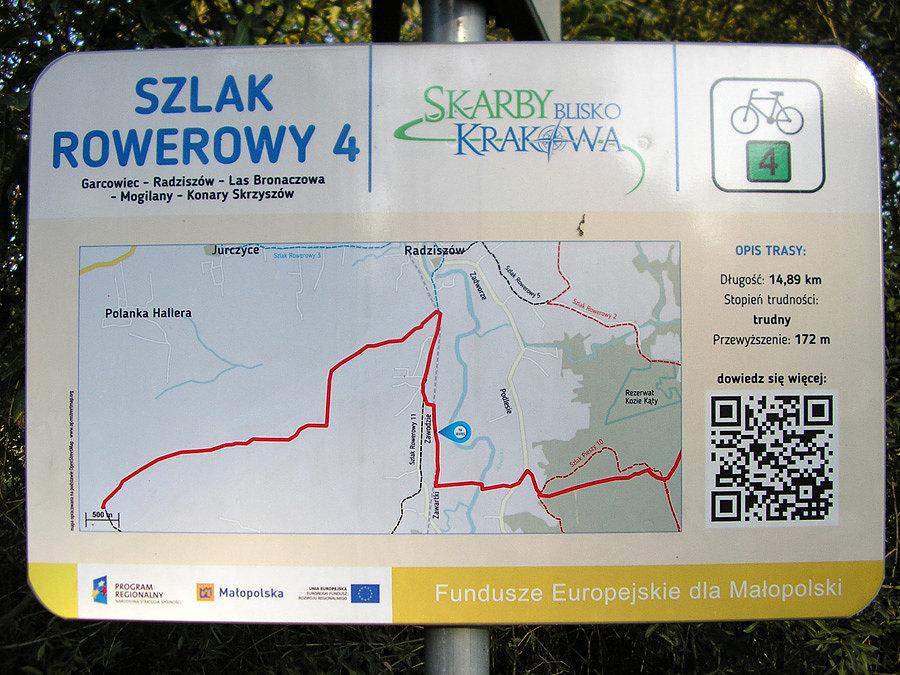 Szlak oznakowany był dobrze