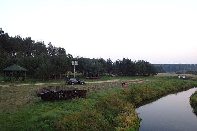Stanica wodna "Garbaty Most" nad Brdą, niedaleko Przechlewa
