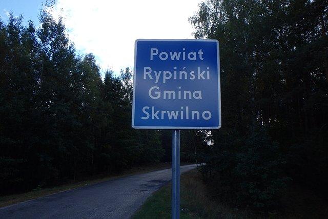 Główny cel dzisiejszego wyjazdu - zaliczyć powiat rypiński