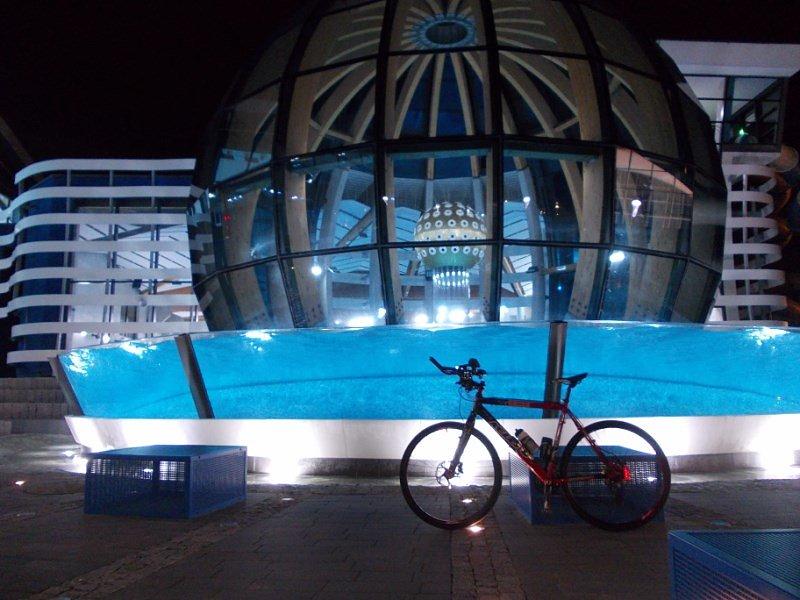 Aqua Lublin nocą
