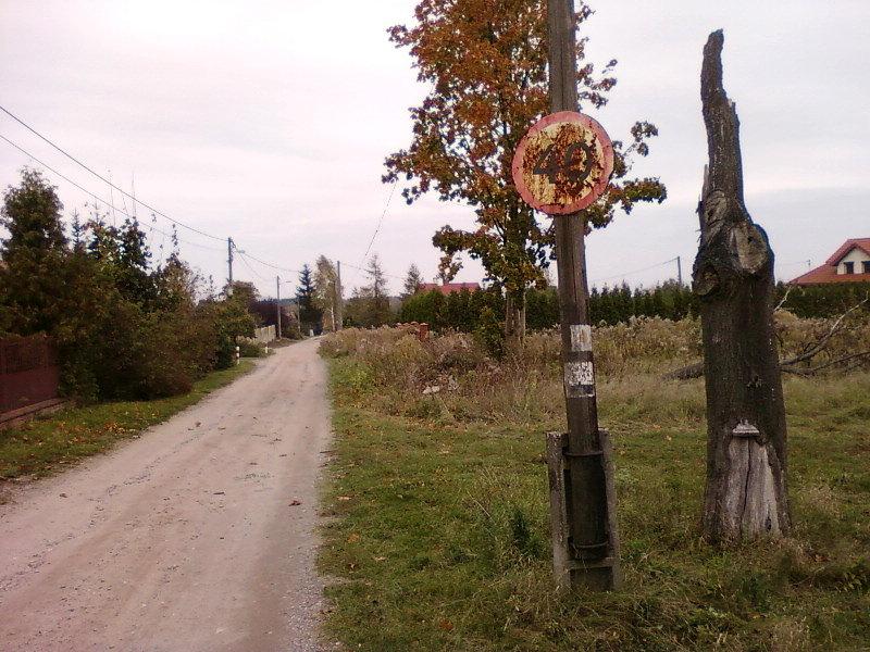 Stary znak drogowy
