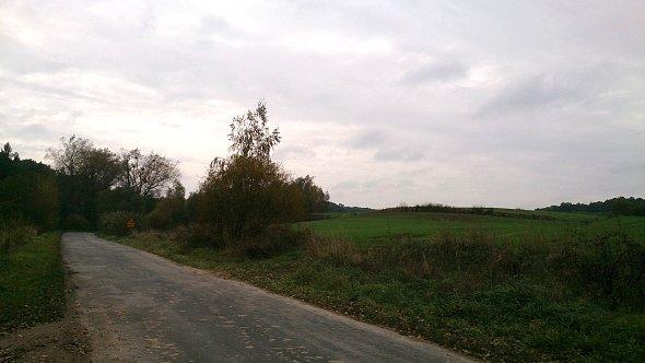 Lokalna droga w Żukowie