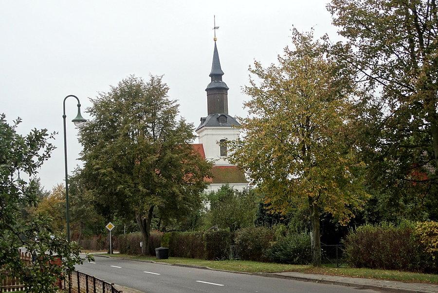 Centrum niemieckiej miejscowości Rothenklempenow