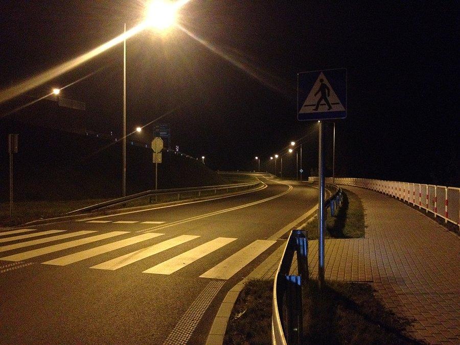 Wjazd na obwodnicę Czarnkowa od strony ul. Gdańskiej
