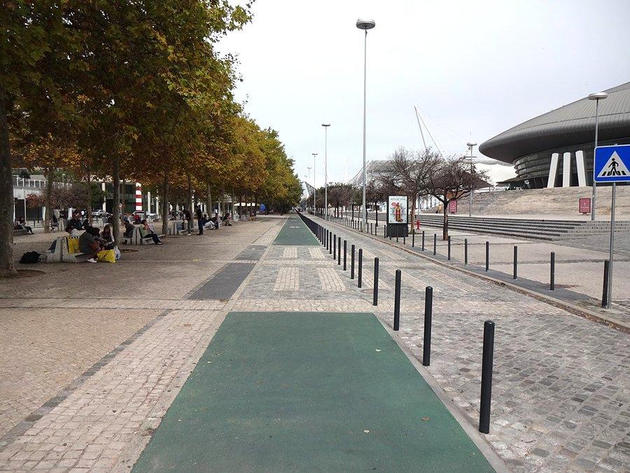 Ścieżki w Lizbonie / Bike path in Lisboa