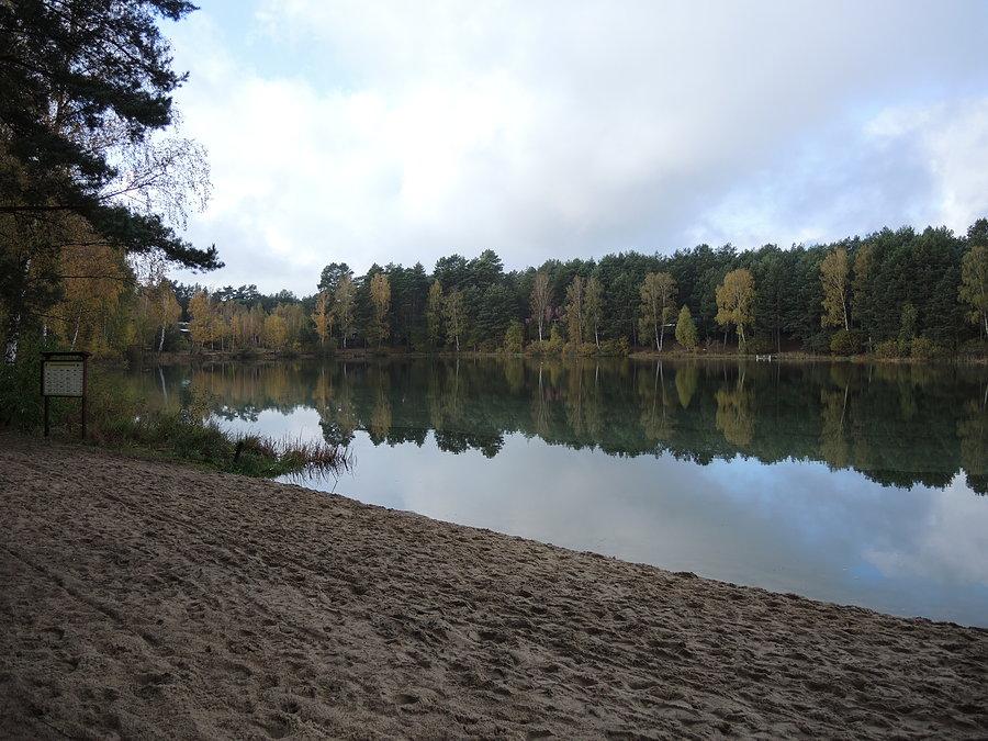 Ujęcie z małej plaży
