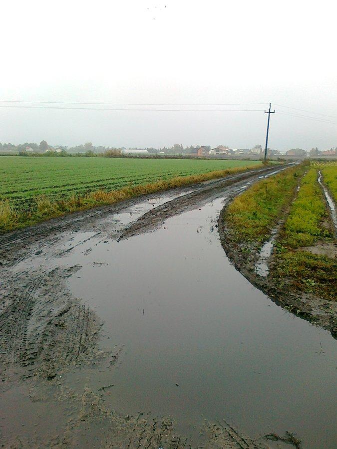 Tędy jesienią trudno jest przejechać, latem jest to możliwe, sprawdziłam