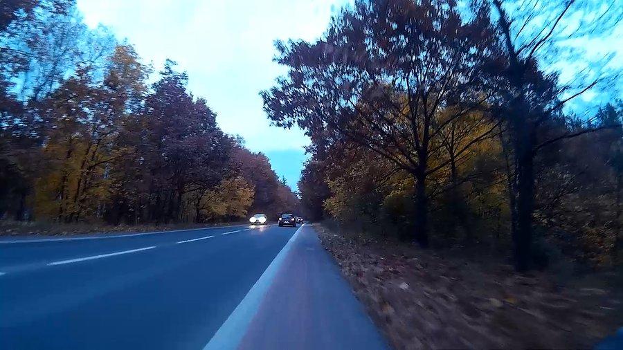Kolorowe jesienne klimaty, szkoda, że słońca nie ma