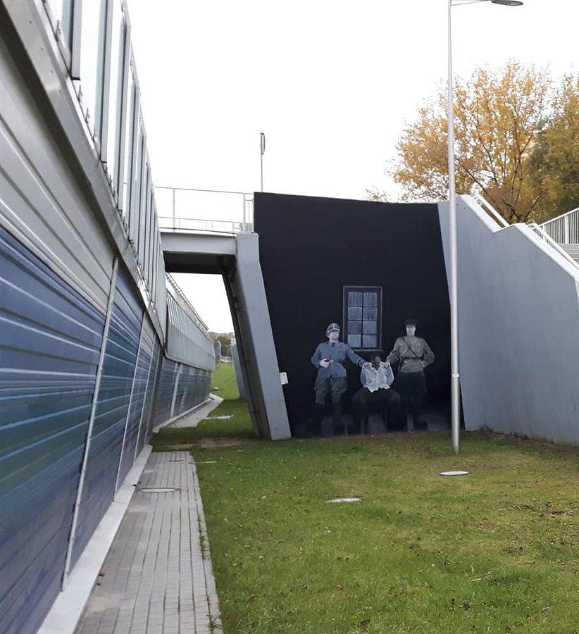 Mural - sojusznicy NKWD i Gestapo