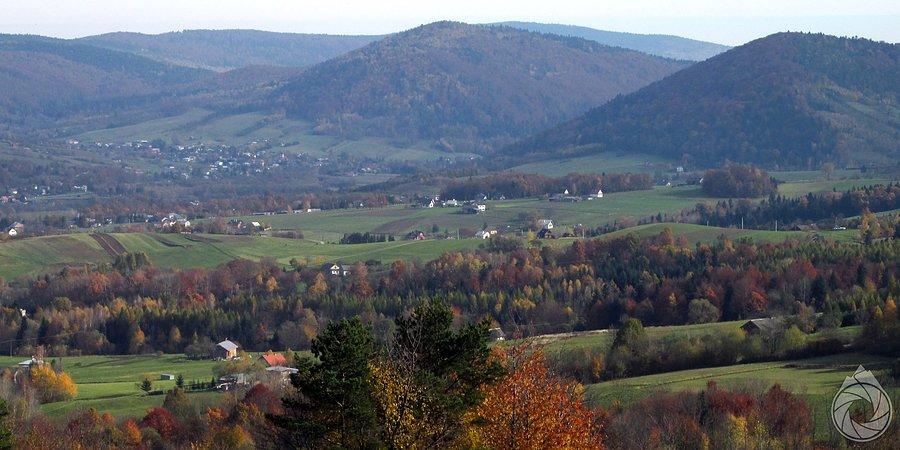 Pieniny Gorlickie jak zawsze na horyzoncie
