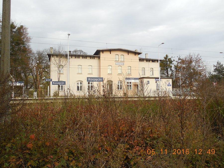 Dworzec kolejowy w Koszęcinie nabiera blasku