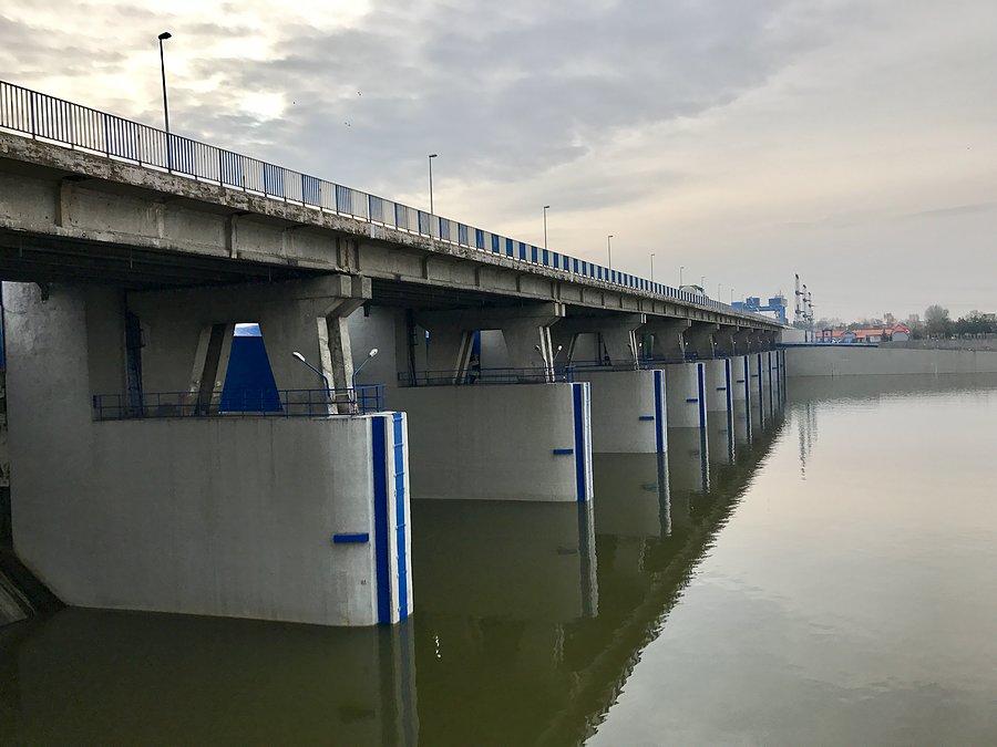 Jedyny stopień wodny na wiśle