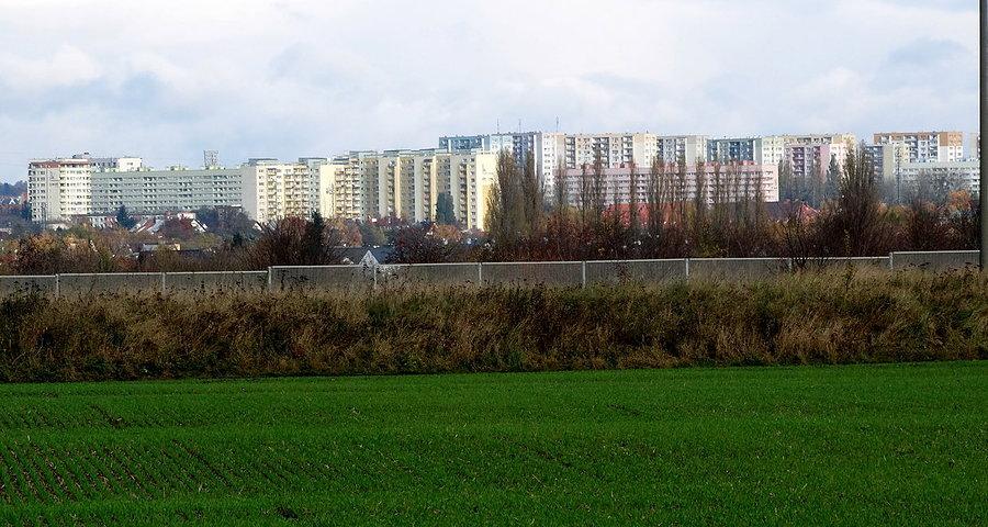 Jeszcze raz panorama Szczecina z okolic miejscowości Ostoja