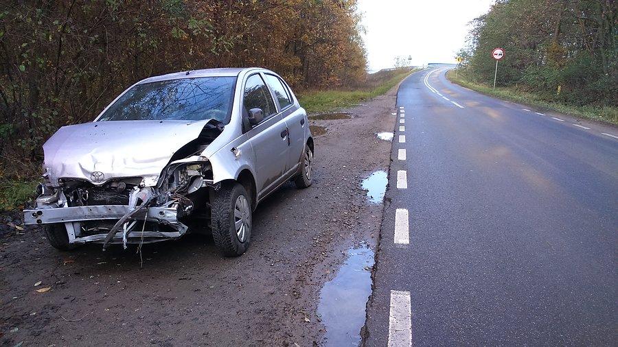 Było albo za ślisko albo za szybko ? :-(