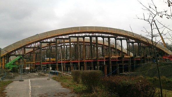 Nowy most nad Bystrzycą