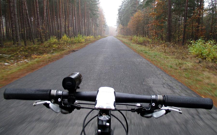 Przez las, las, uwielbiam takie klimaty :)