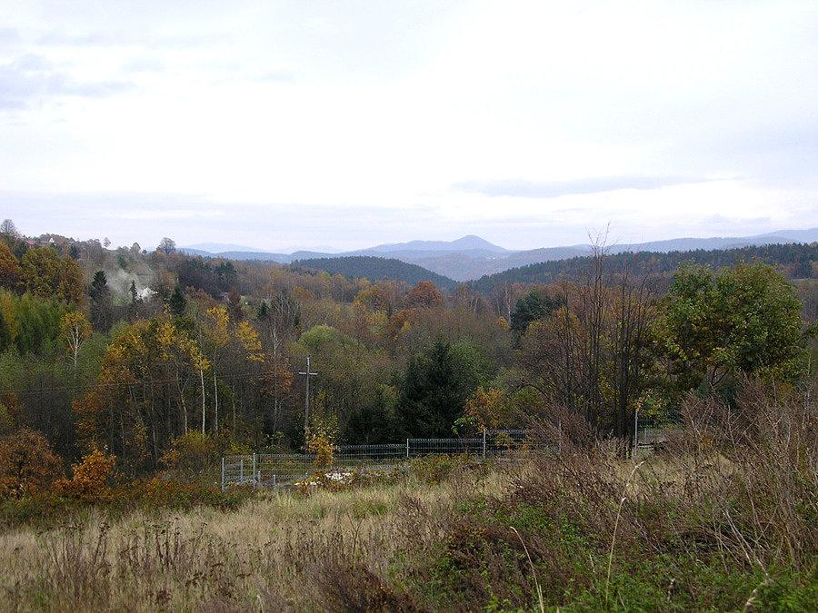 Widoczki po drodze - Ciecień (ok. 17-18km w linii prostej)