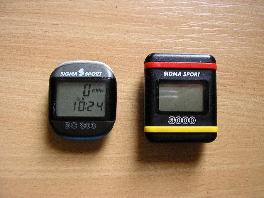 Sigma Sport BC 800 i 20-letnia, ciągle sprawna Sigma Sport 3000 (tylko nie mam drugiej baterii)