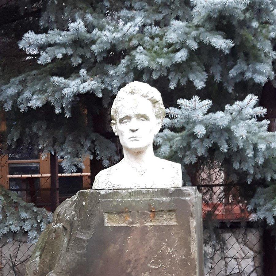 Rzeźba głowy Marii Skłodowskiej - Curie