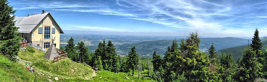 Panorama ze Stogu Izerskiego