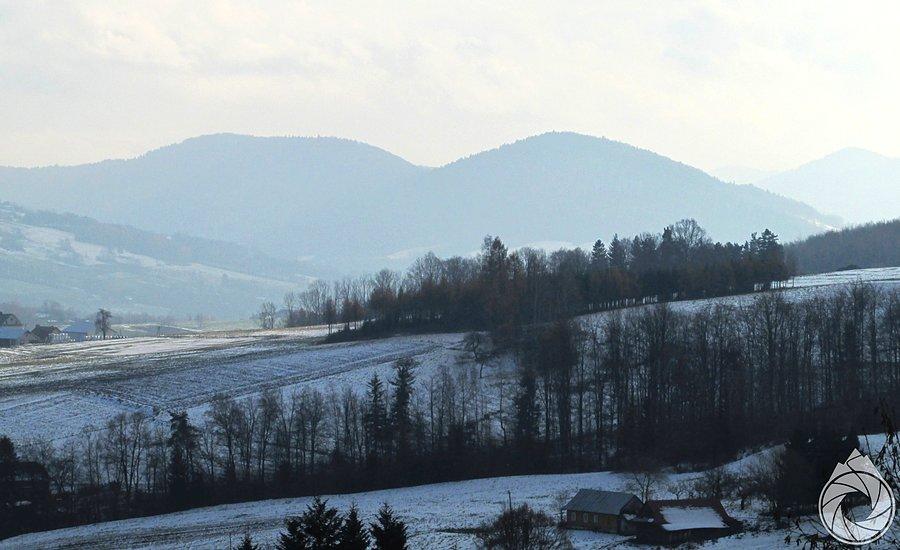 Pieniny Gorlickie spod Ropskiej