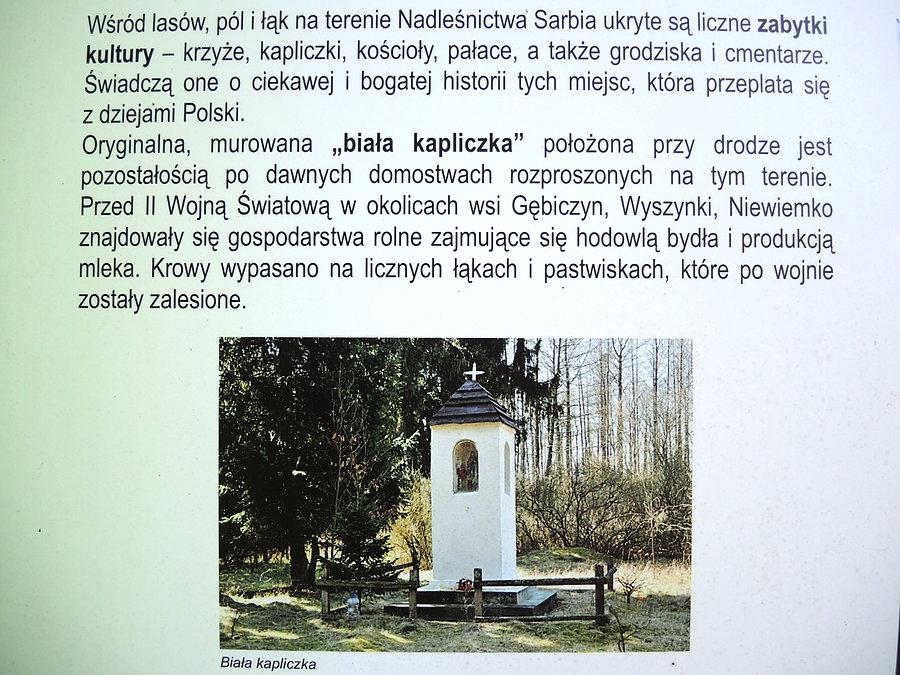 Info na temat białej kapliczki