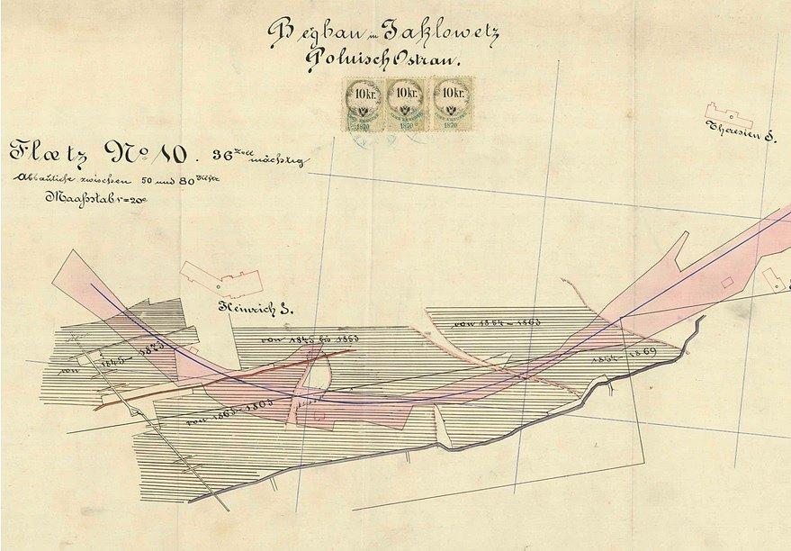 Heinrich na dawnej mapie