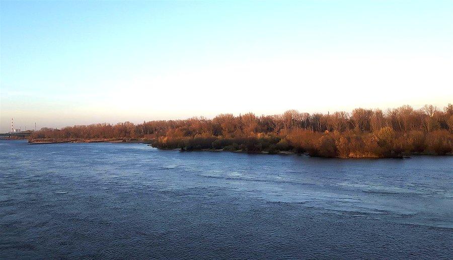 Most Śląsko - Dąbrowski widok na Pragę