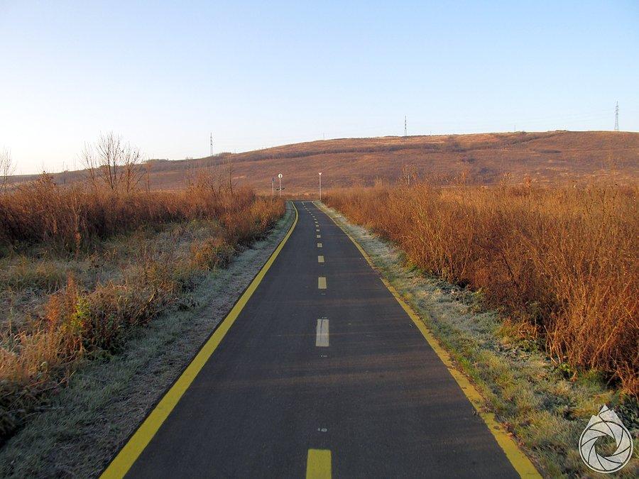 Część ścieżek równych i szybkich, część - podziurawionych