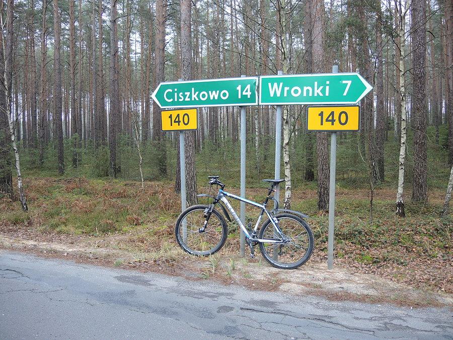 Trasa Ciszkowo - Wronki