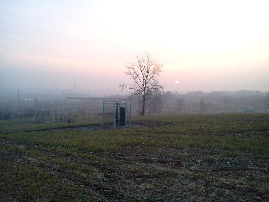 Na miejscu kopalni Dąbrowa