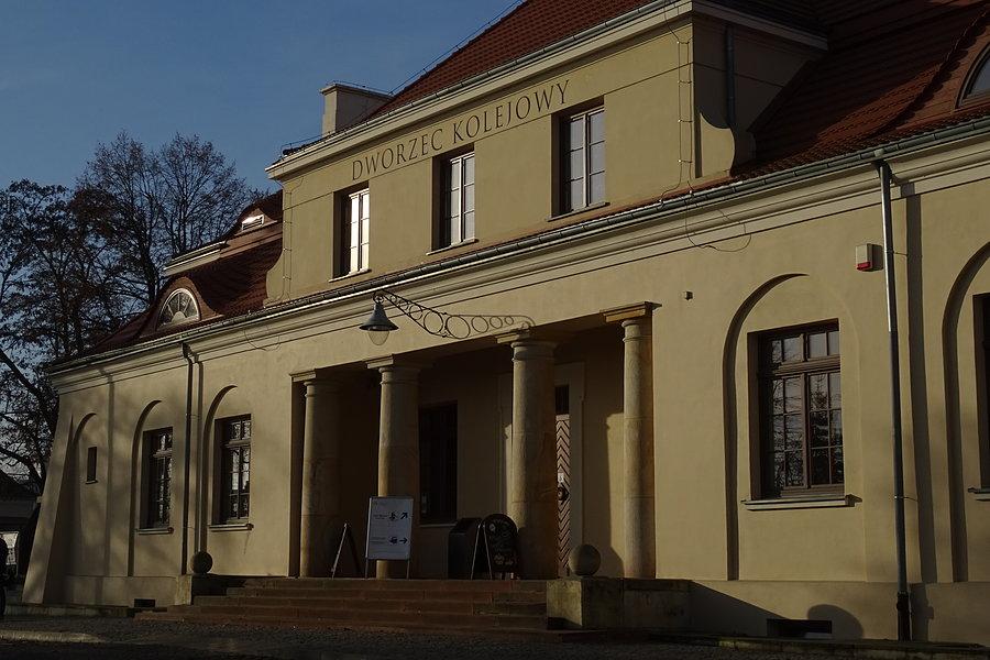 Dworzec kolejowy w Modlinie z 1927 r