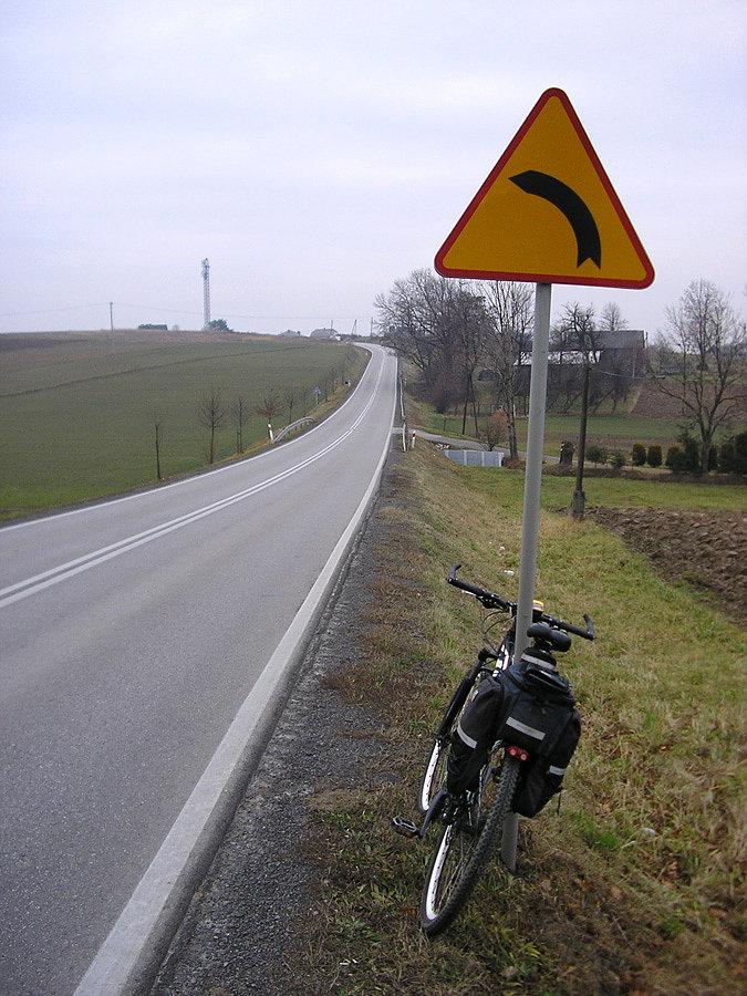 Na jednym z licznych podjazdów