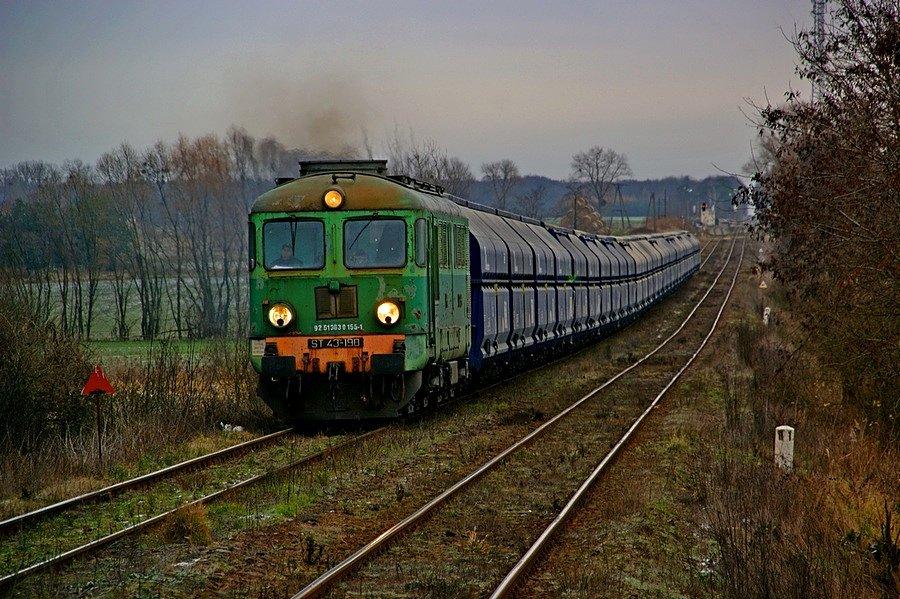 ST43-198 z Talnsami relacji Poznań Franowo - Prudnik