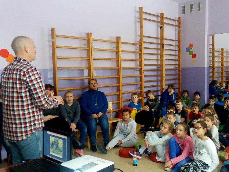 Prelekcja w Zespole Szkół we Wrzosowej II