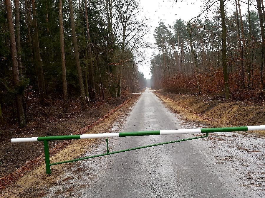 Wjazd na rowerostradę od strony Bącznika
