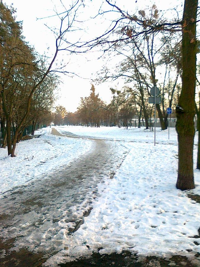 A tu nie odśniezyli ani ddr ani chodnika