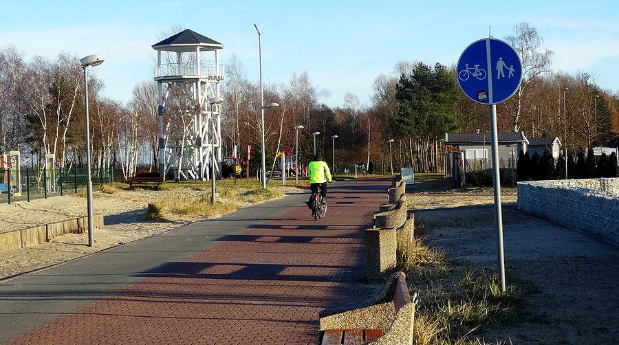 Trzebieska promenada - w oddali Kuba