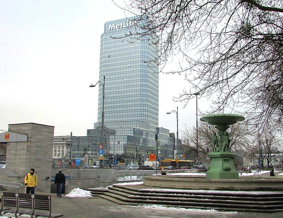 Błękitny i fontanna