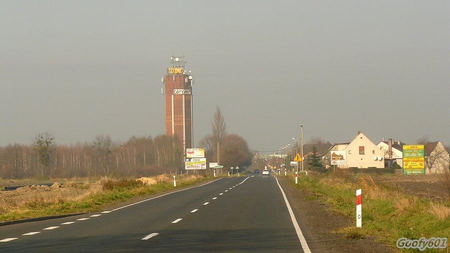 Toszek wita wieżą wodną już z daleka