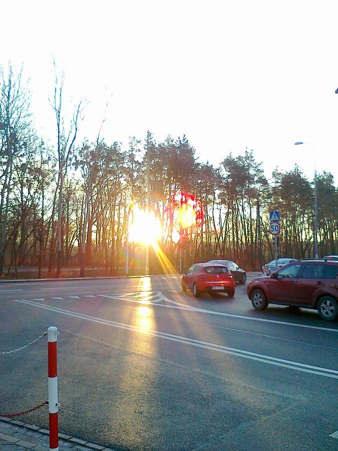 Wschodzące słońce zapowiada piękny dzień. I tak było