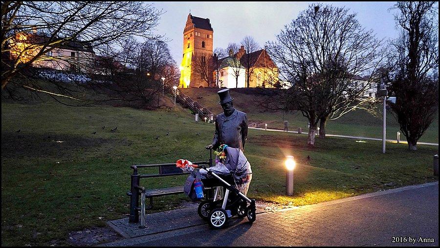 Widok z Parku fontann